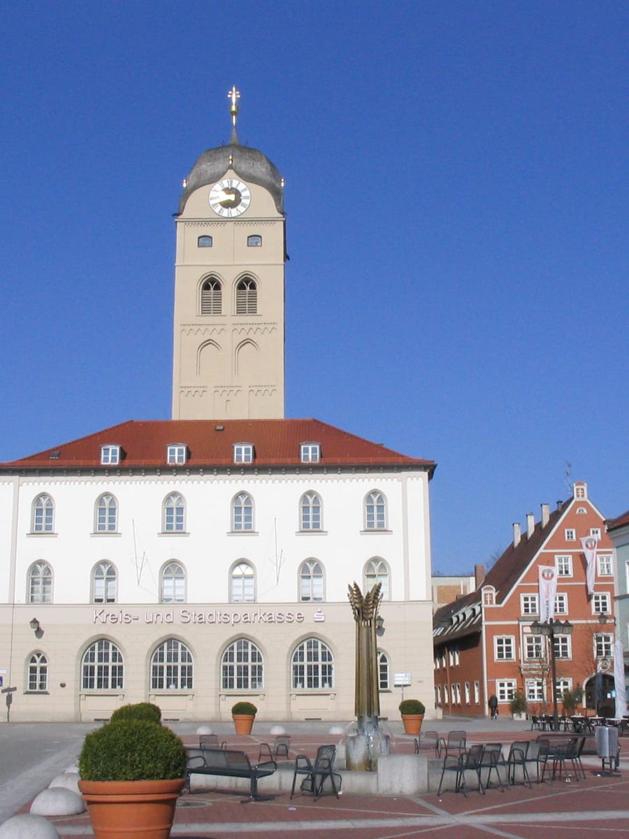 Stadtansicht von Erding