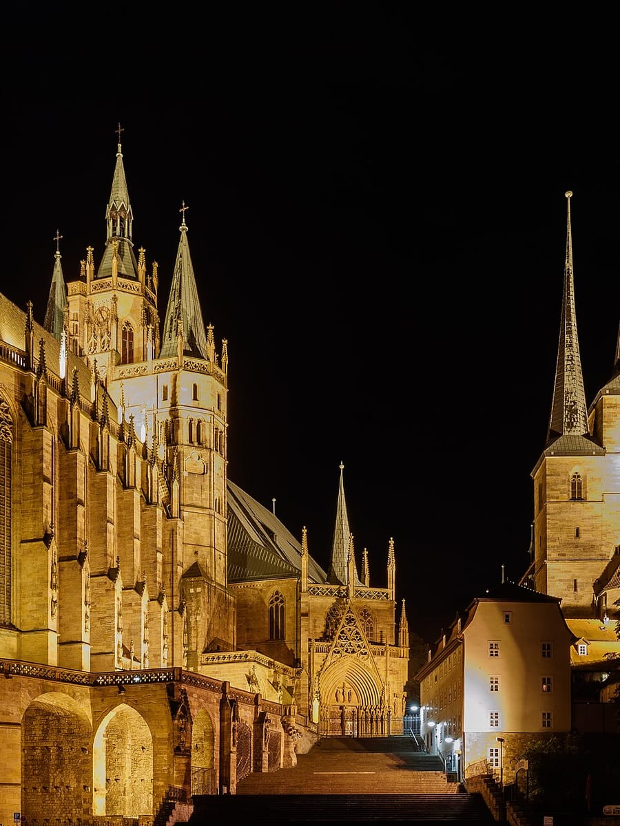 Stadtansicht von Erfurt