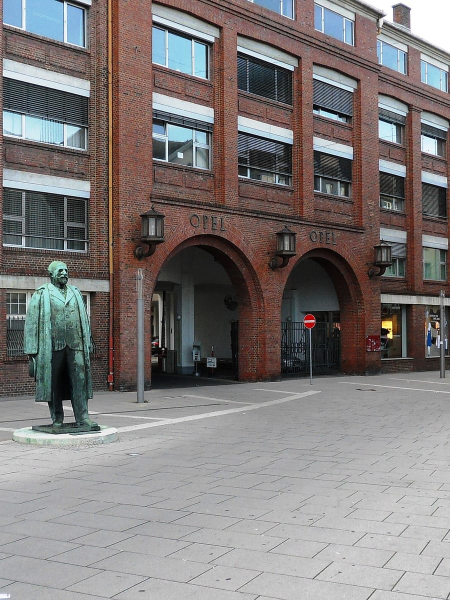 Stadtansicht von Rüsselsheim am Main