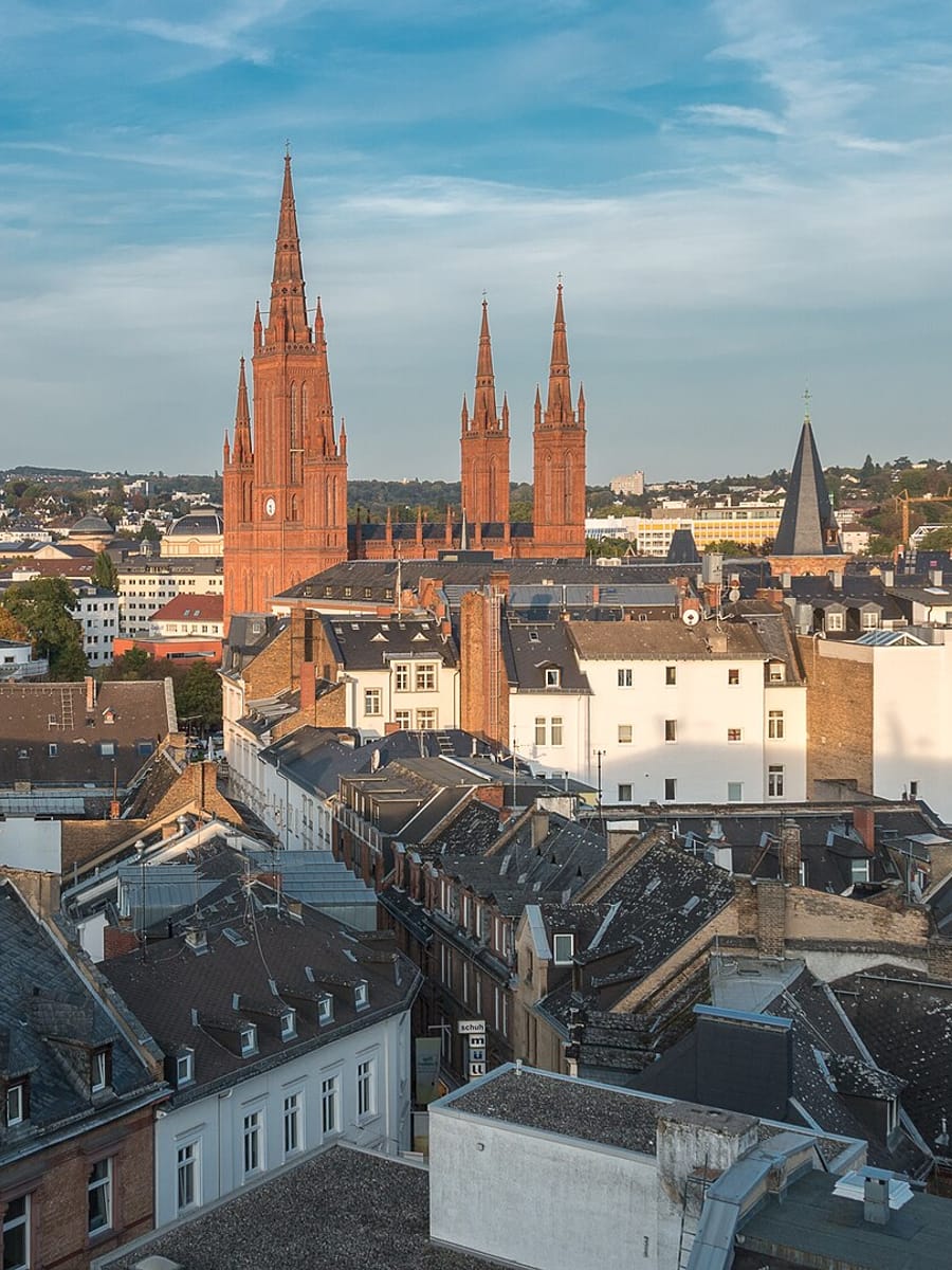 Stadtansicht von Wiesbaden