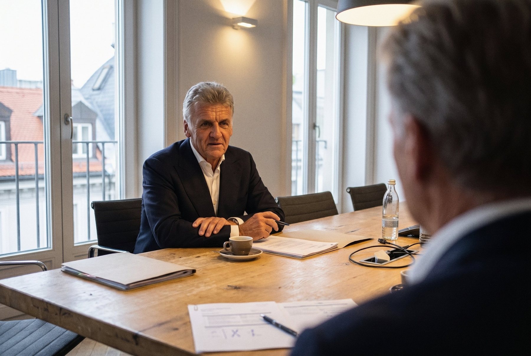 Dr. Volker Furch in einer Mandantenbesprechung